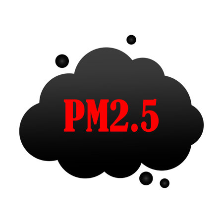 Abstract cloud pm 2.5 for concept design. Cloud icon. Vector illustration. stock image.のイラスト素材