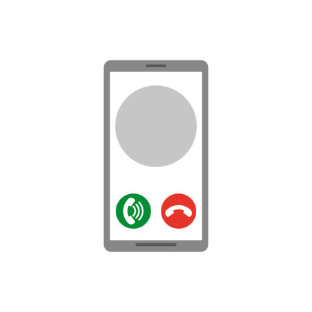 Phone call icon. Vector illustration.のイラスト素材