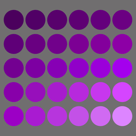 Modern blue palette circles. Color palette. Vector illustration.のイラスト素材
