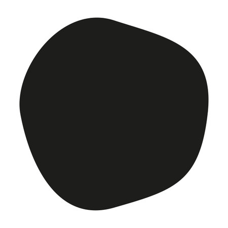 Black spot, great design for any purposes. Ink paint brush stain. Vector illustration.のイラスト素材