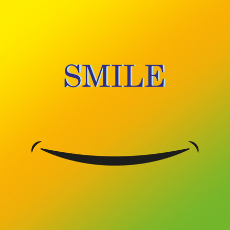 Realistic smile orange background. Realistic render emoji. Vector illustration.の素材 [FY310202243586]