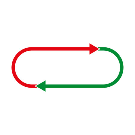 bidirectional arrows data transfer icon vector for graphic design, logo, website, social media, mobile app. Vector illustration.のイラスト素材