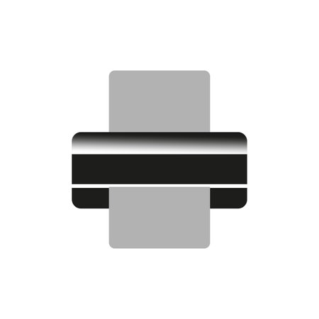 Printer or fax icon. Web symbol. Vector illustration. Stock picture.