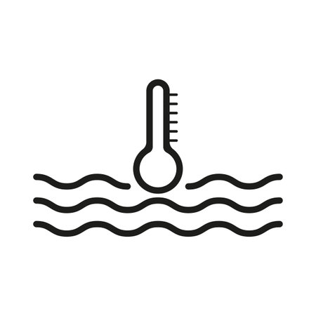 temperature icon. Machine temperature indicator. Vector illustration. stock image.のイラスト素材