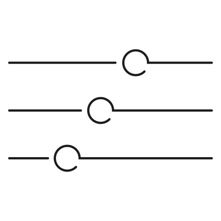 filter icon, control settings. Vector illustration. stock image.のイラスト素材