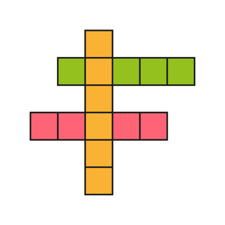 crossword icon. Vector illustration. stock image.のイラスト素材