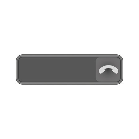 Button to end the call. Vector illustration. Eps 10.のイラスト素材