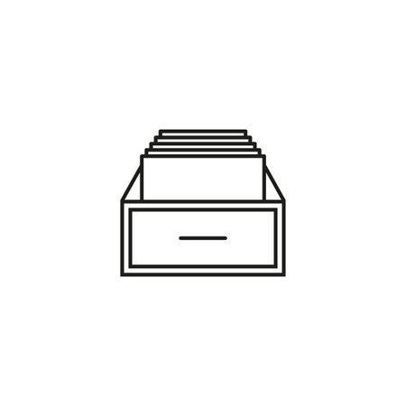 Archive storage icon. Vector illustration. Eps 10.のイラスト素材