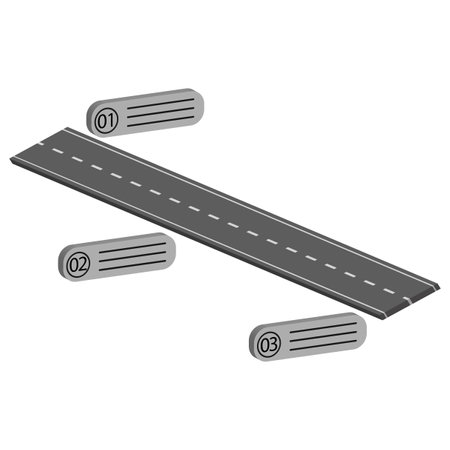 Road infographic background. Vector illustration. EPS 10.のイラスト素材