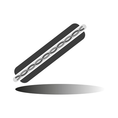 Hot dog icon. Vector illustration. EPS 10.のイラスト素材