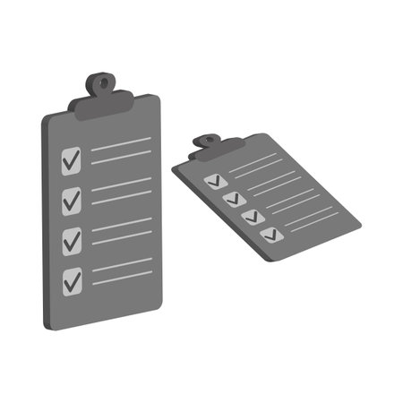 Checklist icon. Job Aid sign. Vector illustration. EPS 10.のイラスト素材