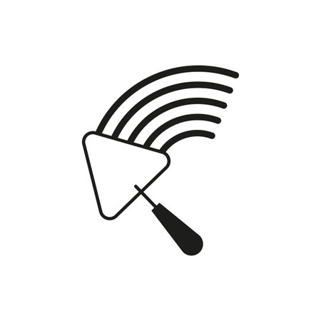Plastering icon. Vector illustration. EPS 10.のイラスト素材
