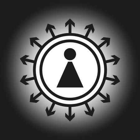 Women opportunities icon. Vector illustration. EPS 10.のイラスト素材