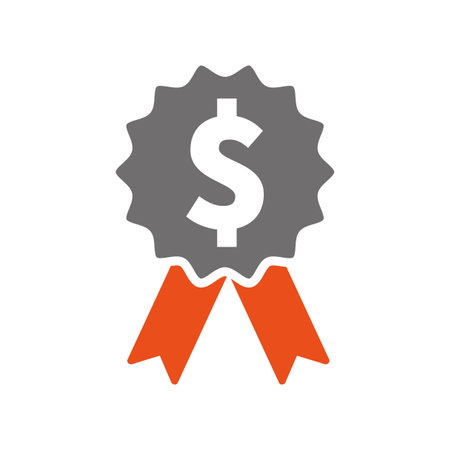 Money award icon. Vector illustration.のイラスト素材