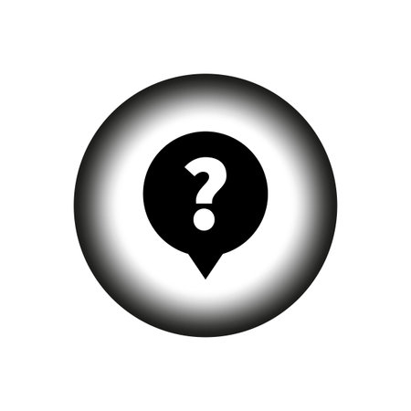 Question mark message icon. Status icon. Vector illustration. EPS 10.のイラスト素材