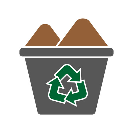 Recycle Bin icon. Vector illustration. EPS 10.のイラスト素材