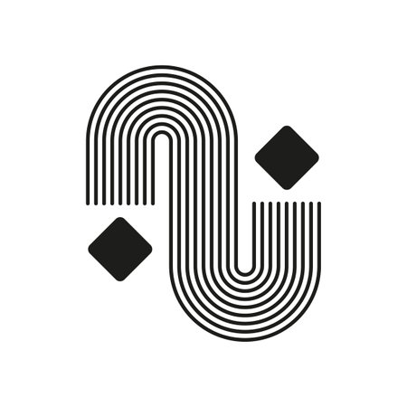 Mid century shapes. Vector illustration. EPS 10.のイラスト素材