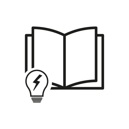 Book knowledge icon. Vector illustration. EPS 10.のイラスト素材