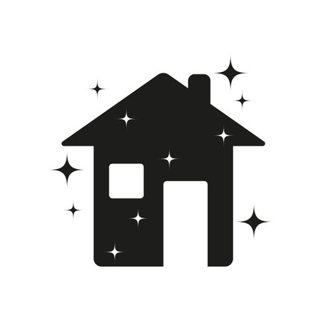 Clean house icon. Vector illustration. EPS 10.のイラスト素材