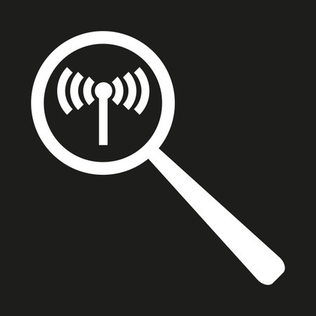 Wifi network search icon.のイラスト素材