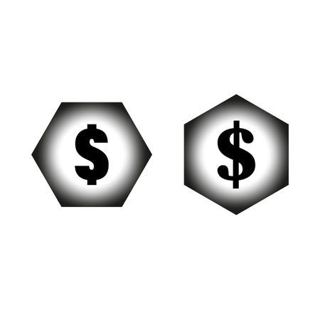 Abstract dollar sign.のイラスト素材