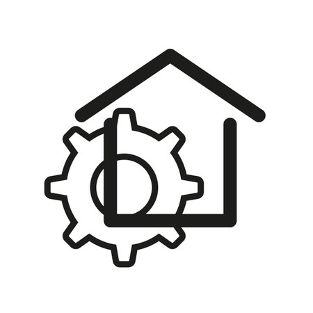 Property construction icon. Vector illustration. eps 10.のイラスト素材
