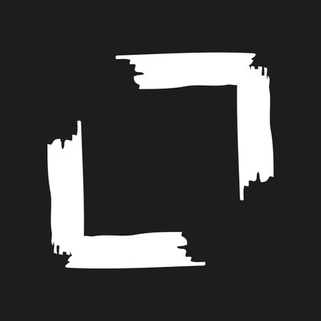 Abstract square frame. Modern border design. Artistic element. Vector illustration. EPS 10.のイラスト素材