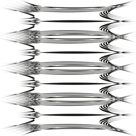 Abstract horizontal lines. Textured stripe pattern. Organic wave illustration. Vector fluid background. EPS 10.のイラスト素材