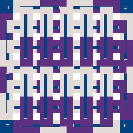Abstract geometric pattern. Repeating tile motif. Square line texture. Vector colorful background....