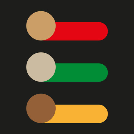 KPI progress bar. Red green indicator. Management dashboard Vector. Business performance element....