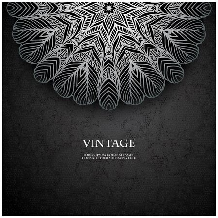 Elegant Indian ornamentation background.Cover soft pastel colors.のイラスト素材