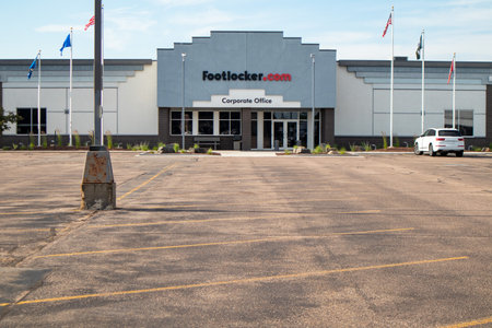 Wausau, Wisconsin, USA, July 1st, 2020 Foot Locker Corporate Office in Wausau, Wisconsin, horizontalのeditorial素材