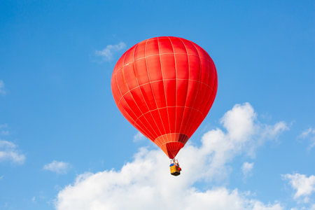 Marathon City, Wisconsin, USA, July 9, 2021, Taste N Glow Balloon Fest just West of Wausau, horizontalのeditorial素材