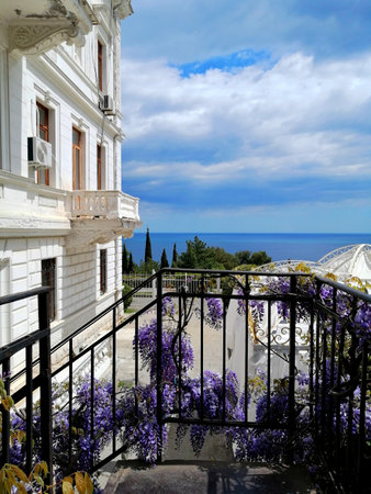Ancient architecture on the Black Sea coast in Crimeaの写真素材