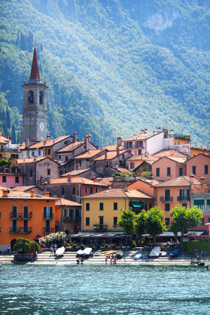 Lake como in Italyのeditorial素材