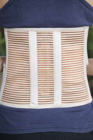Back support for muscle back 