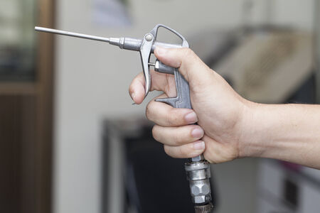 Air compressor gunの写真素材