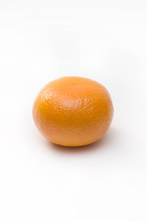 Orange on a white backgroundの写真素材