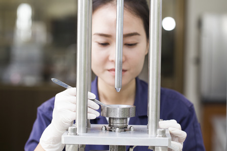 Engineer setup testing machineの写真素材