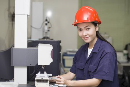 Engineer setup testing machineの写真素材