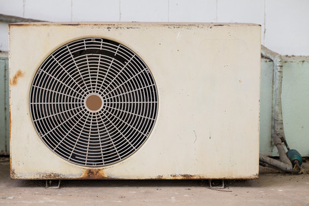 Old air compressorの写真素材