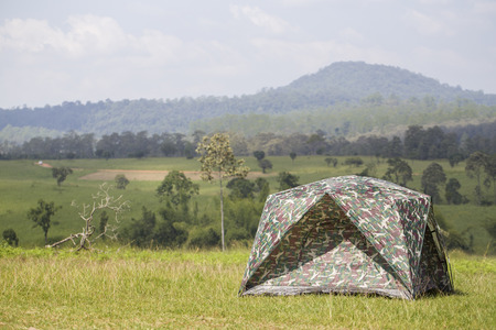 Camping placeの写真素材