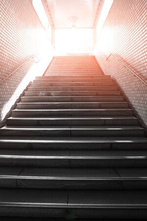 stairs going up to the light