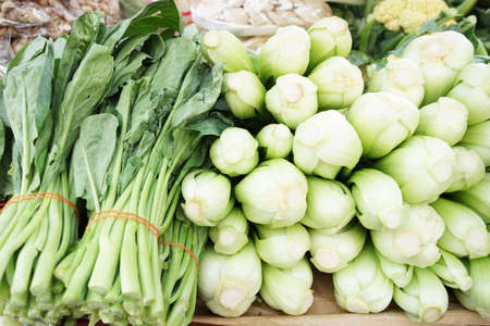 vegetable marketの写真素材