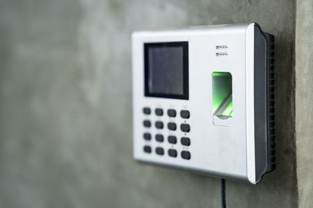 fingerprint and access control in a office building