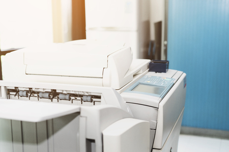 photocopy machine in the office.