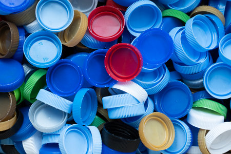 Close up plastic bottles for recycling to conserve the environment, recycling, reuse, garbage...