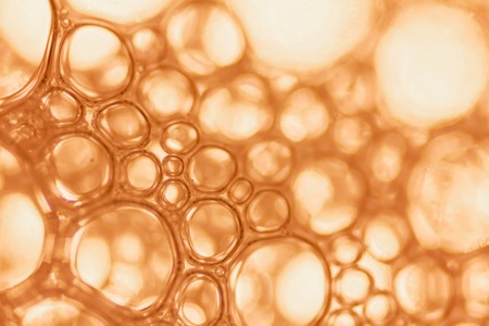 Macro view white soapy bubbles foam. suds and shower textureの写真素材