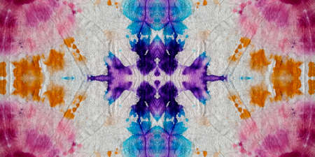 Hand Drawn Background. Vintage Dirty Art. Tie Dye Aquarelle Textile. Abstract Shibori Backdrop....