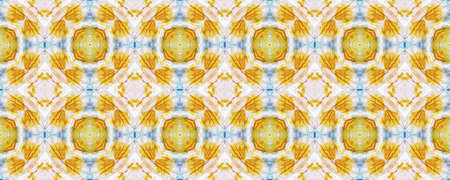 Watercolor Geometric Background. Abstract Ikat Design. Repeatably Tie Dye Rapport. Ikat Persian Print. Navy Texture. Ethnic Watercolor Geometric BG.の写真素材